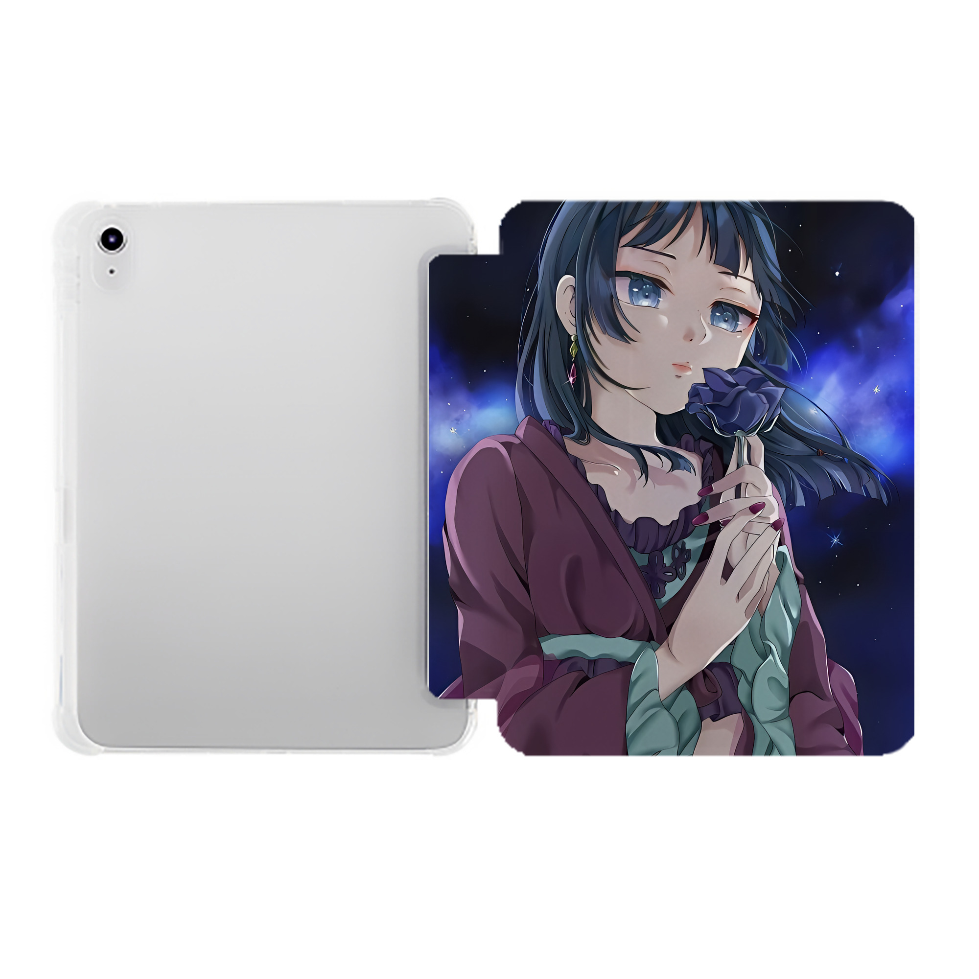 （画像用） 薬屋のひとりごと The Apothecary Diaries IPad ケース ペン収納付き 三つ折りスタンド PUレザー×シリコン 対応機種9.5/10.5/10.9インチ